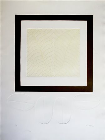 ANNA LETYCIA, Anna Letycia opera grafica 44/75 raff. "foglie di caffï¿½" -...