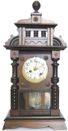 PENDOLA IN LEGNO, Orologio da tavolo in legno con suoneria a carillon Austria...