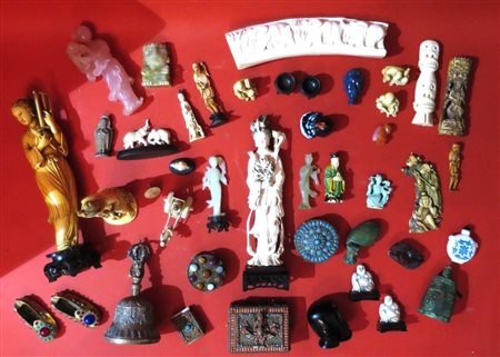 ORIENTE, Lotto composto da 42 pezzi vari soggetti e misure - varie...