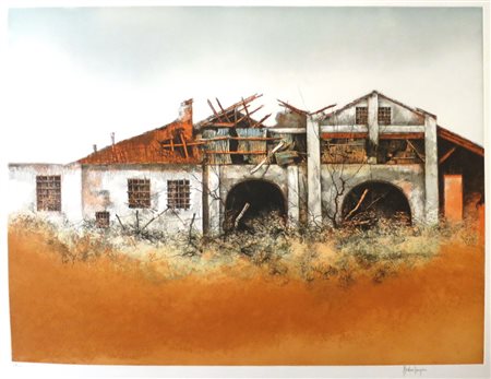 ANDREA CANGEMI, Andrea Cangemi serigrafia otto colori 66/120 - cm 77.5 x 59.5...