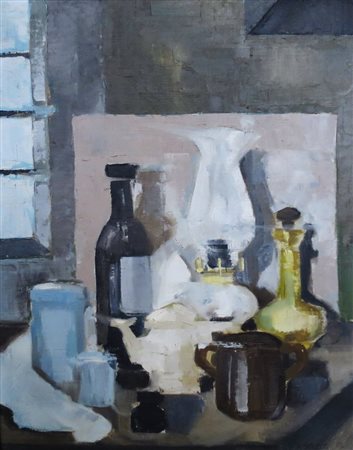 DIPINTO, Dipinto olio su tela raff. "Natura morta" - cm 40 x 50