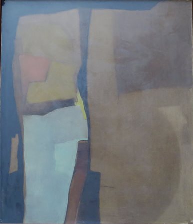 DIPINTO, Dipinto olio su tela raff. "Darsena" - cm 60 x 70 - firmato e datato...