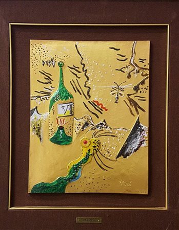 JOAN MIRO', Joan Mirï¿½ trasposizione dalla figura piana a quella a rilievo e...