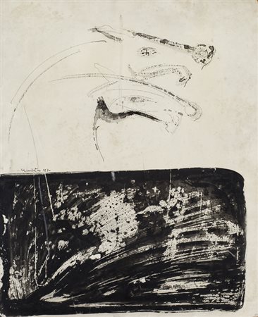 ANONIMOSenza Titolo, 1970Tecnica mista su masonitecm 48,5x40Firma indecifrata...