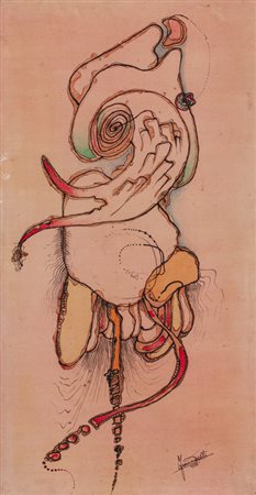 ANONIMOSenza Titolo, 1971Olio su telacm 50x100Firma indecifrata e datazione...