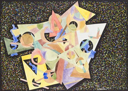 ANONIMOSenza Titolo, 1991Tecnica mista e collage su cartacm 50x70Firma...