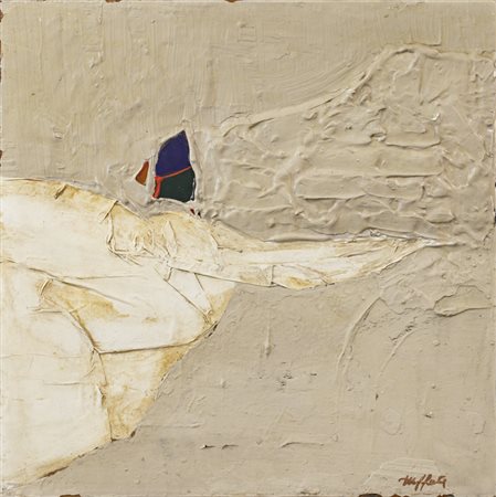 WALTER DEL FRATESenza TitoloOlio e applicazioni su telacm 60x60Firma al...