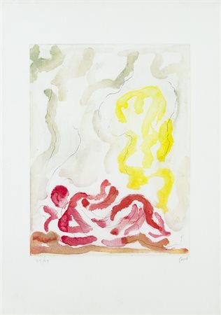 VIRGILIO GUIDI (1891-1984)Senza TitoloAcquaforteLastra cm 34,5x46Foglio cm...