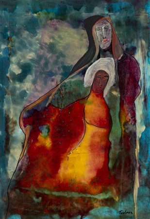 GINO TEDONESenza TitoloOlio su telacm 48x68Firma al fronte