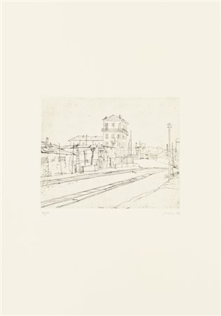 RENZO BIASION (1914-1996)Senza Titolo, 1963IncisioneLastra cm 18x22,5Foglio...