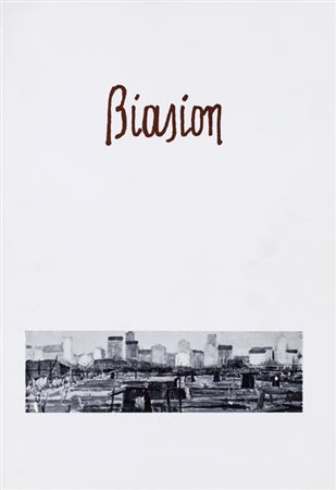 RENZO BIASION (1914-1996)Senza Titolo, 1964Importante e raro catalogo a cura...