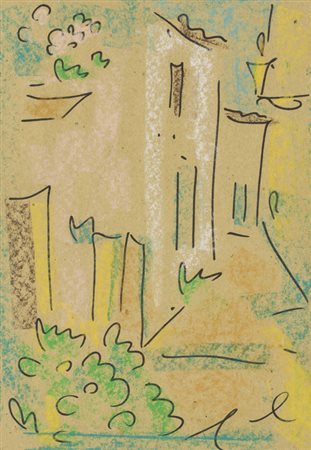 CORRADO CICOGNANI (1919-1992)Senza TitoloTecnica mista su cartacm...