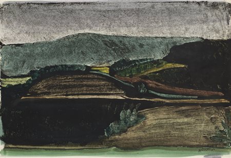 ANONIMOSenza Titolo, 1964Tecnica mista su cartacm 29,7x44Firma indecifrata e...