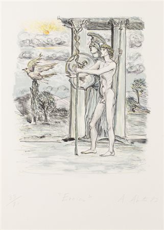 ALBERTO ABATE (1946-2012)Eroica, 1983Litografiacm 70x50Firma, titolo,...