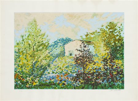 MICHELE CASCELLA (1892-1989)Senza TitoloSerigrafiacm 60x83Firma e numerazione...