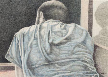 PASQUALE VERRUSIO (1935-2012)Senza Titolo, 1972Pastelli su cartacm 49x68Firma...