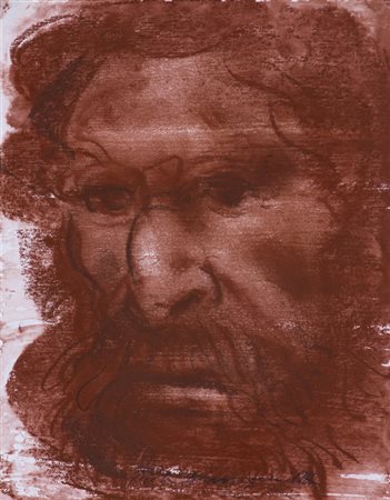 PIETRO ANNIGONI (1910-1988)Senza TitoloSanguigna su cartacm 19,5x15Firma al...