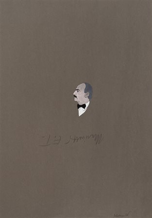 GIANFRANCO NOTARGIACOMO (1945)Marinetti F. T., 1976Tecnica mista su cartacm...