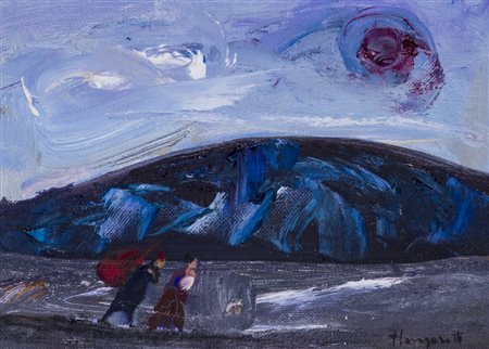 TRENTO LONGARETTI (1916-2017)Senza TitoloOlio su cartone telatocm 18x24Firma...