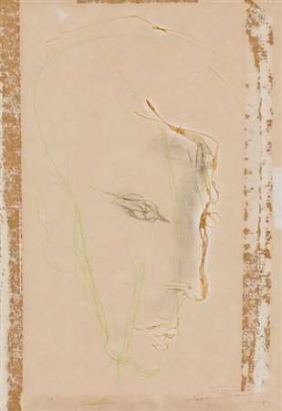 ERNESTO TRECCANI (1920-2009)Senza Titolo, 1971Tecnica mista su cartacm...