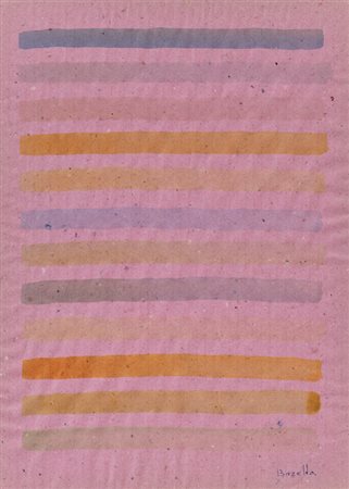 ROCCO BORELLA (1920-1994)Senza TitoloTecnica mista su cartacm 34,8x24,8Firma...