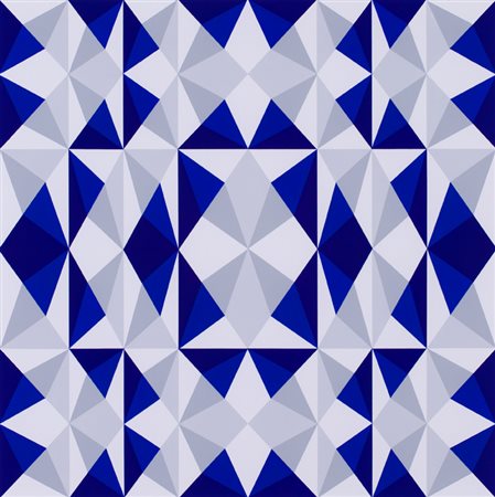 MASSIMO SALVADORI (1960)4T53S, 2017Acrilici su tela intavolatacm 40x40Firma,...