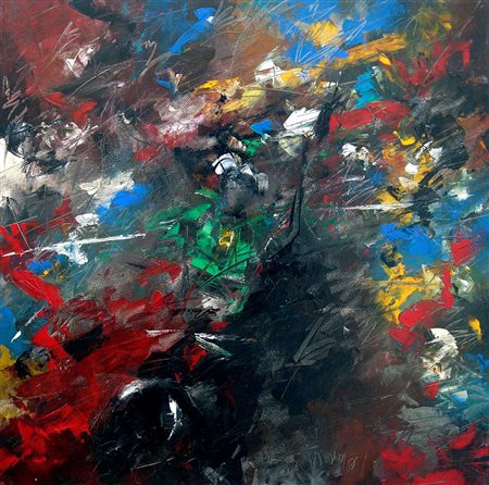 Francesco Toraldo 1960, Catanzaro (Cz) - [Italia] De palma matador olio su...