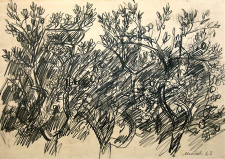 Ennio Morlotti 1910, Lecco (Lc) - 1992, Milano (Mi) - [Italia] senza titolo...