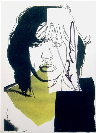 Andy Warhol 1928, Pittsburgh - 1987, New York - [USA] Mick Jagger portrait...