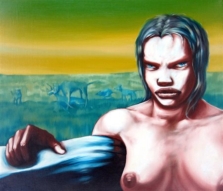 Francesco De Grandi 1968, Palermo (Pa) - [Italia] Bestiamata olio su tela...