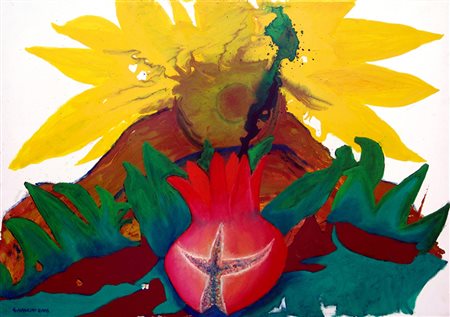 Giannetto Magrini 1938, Jesi (An) - [Italia] senza titolo olio e acrilico su...