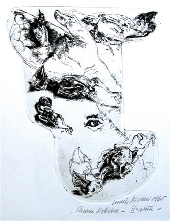 Walter Piacesi 1929, Ascoli Piceno (Ap) - [Italia] senza titolo acquaforte...