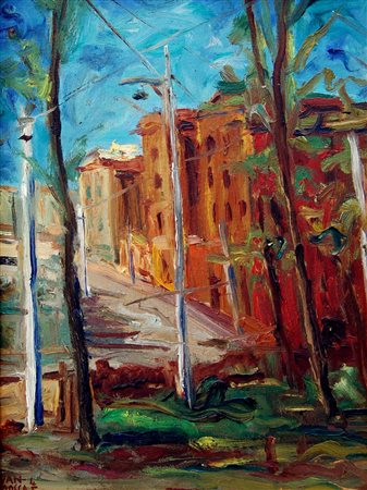 Ivan Mosca 1915, Parma (Pr) - 2005, Roma (Rm) - [Italia] Case a Portonaccio...