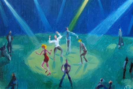 Alessandro Bazan 1966, Palermo (Pa) - [Italia] Ultracorpi olio su tela 30x45...