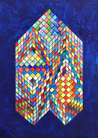 Sebastiano Altomare 1946, Avola (Sr) - [Italia] senza titolo tecnica mista su...