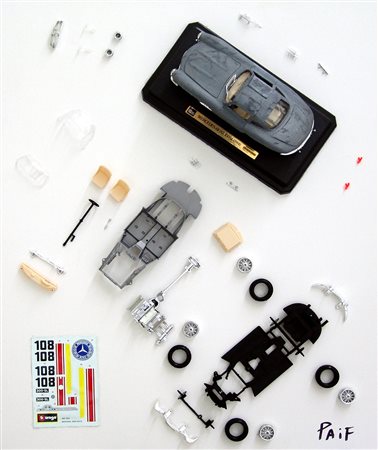 Paif 1975, Benevento (Bn) - [Italia] Mercedes scomposta assemblaggio di...