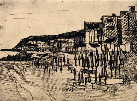 Arnaldo Battistoni 1921, Fano (Pu) - 1990, Pesaro (Pu) - [Italia] Sottomonte...