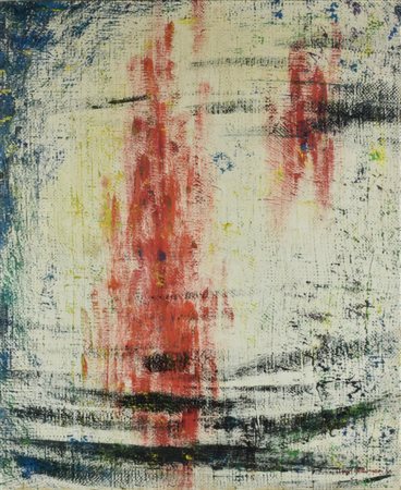 Luigi Veronesi COMPOSIZIONE olio su tela, cm 71,5x58 firmato e datato...