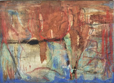 Raffaele Rossi VASI ALCHEMICI acrilico su tavola, cm 48x53,5 sul retro:...