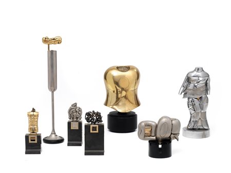 Miguel Berrocal MICHELINE X - Opus 139 metallo Zamak, h cm 9 firmato eseguito...