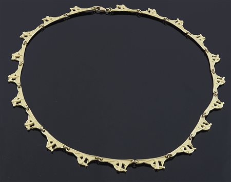 Collier in oro giallo. Gr. 23,8.