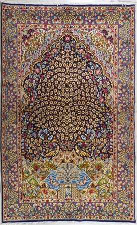 Tappeto iraniano, cm. 180x278.