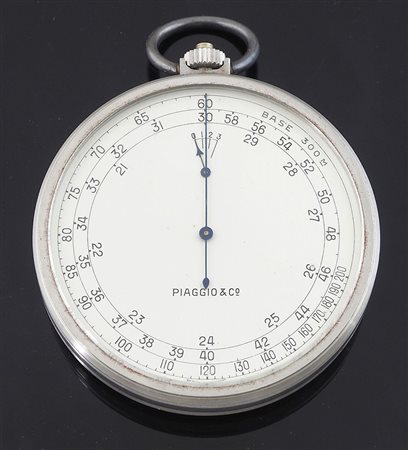 Eberhard per Piaggio:.raro cronometro in acciaio cacciabombardiere....