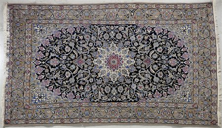Tappeto persiano Kirman Laver, cm. 150x253.
