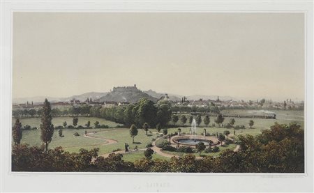 "Laibach" cm. 28x43 - stampa a colori