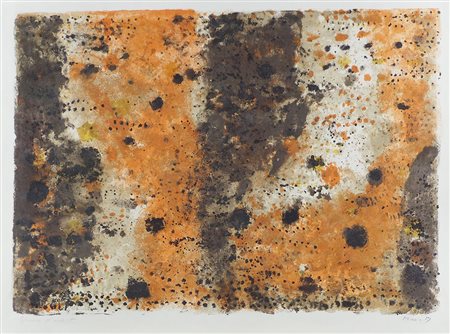 Anton Zoran Music Gorizia 1909-2005 "Motivo dalmata" cm. 50x65 - litografia a...