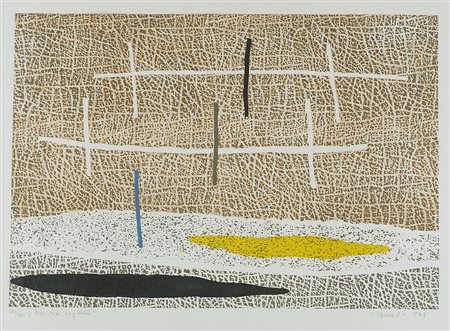 Luigi Spacal Trieste 1908-2000 "Danza" cm. 50x70 - incisione a colori Firmato...