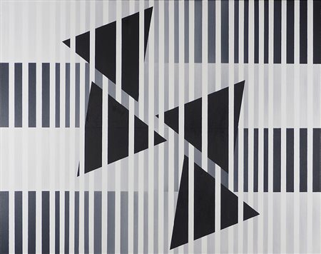 Raul Percic 1961 "Geometrie" (2010) cm. 80x100 - olio su tela Firma e data...