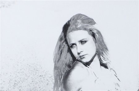 Carlo Bevilacqua Fagagna 1900-1988 "Gigliola" (1979) cm. 25x36 - stampa ai...