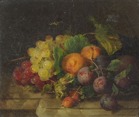 Louis Marie Lemaire 1824-1910 "Natura morta" cm. 26x32 - olio su tela Al...